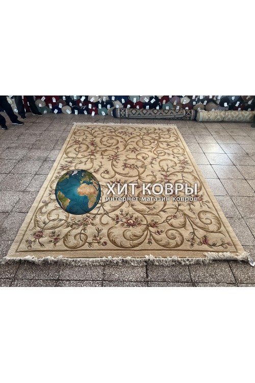 Китайский шерстяной ковер 0054014 Бежевый